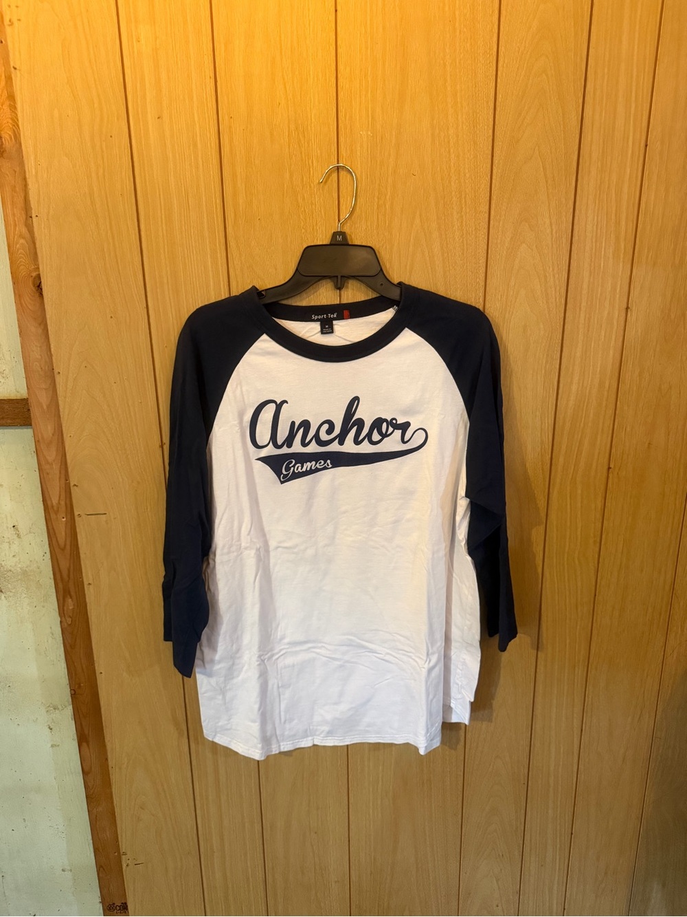 Delta Gamma Anchor Games Navy & White Raglan Tee